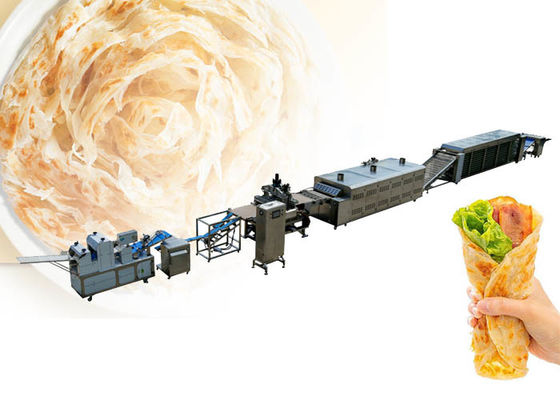 3600 Pcs/Hour Automatic Chapati Making Equipment With Touch Screen