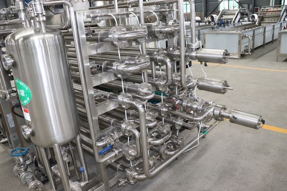 Maszyna do sterylizacji rurowej ze stali nierdzewnej 0,1 - 20 T/H UHT