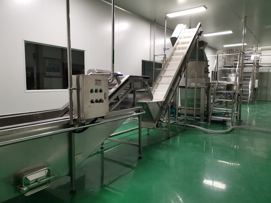 Automatic Apple Processing Line for Fresh Apple, Apple Puree, and Fruit Pulp with PLC Control System and Food Grade 304 Stainless Steel