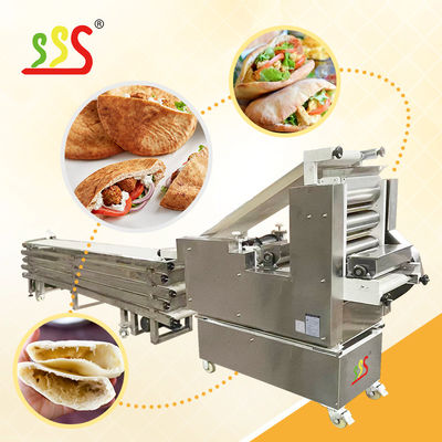 25-35 cm średnicy Srebro Tortilla Making z automatycznej komercyjnej maszyny tortilla w dużej ilości