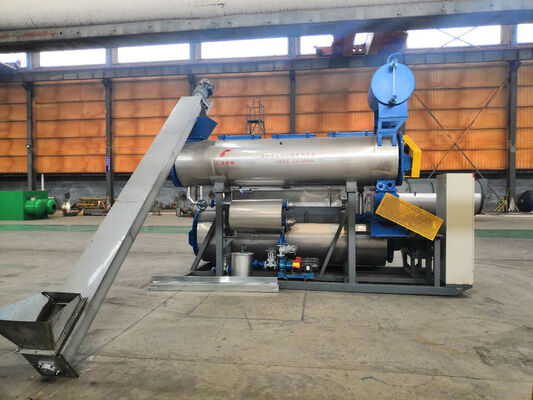 Zazwyczaj 50-200 KW Instalacja do produkcji mączki rybnej do przetwarzania ryb na mączkę rybną o wilgotności końcowej poniżej 10 procent