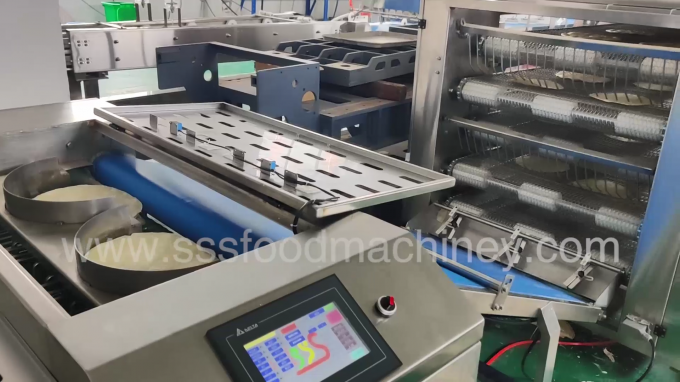 Niskie zużycie energii, duża prędkość 2000 szt./h Maszyna do produkcji tortilli 10